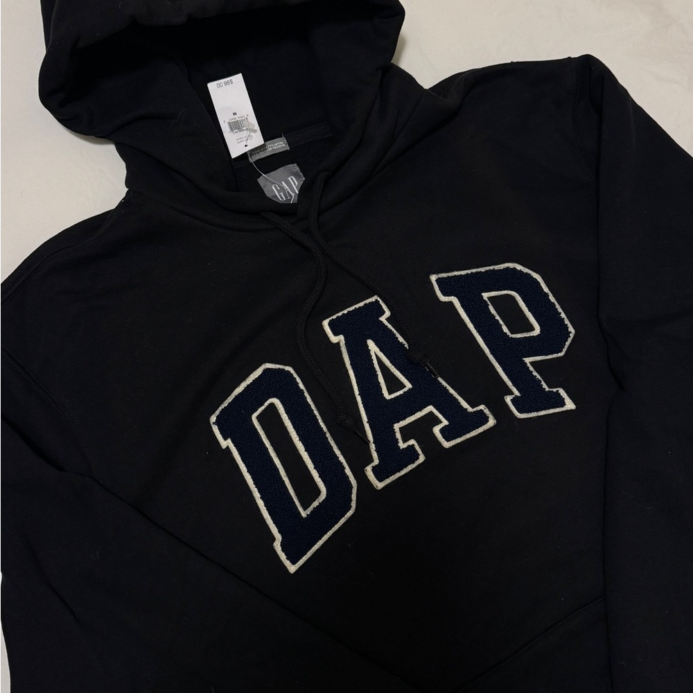 Limited edition black hoodie GAP x Dapper Dan
